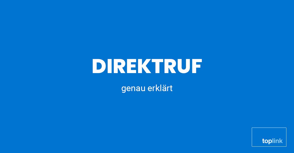 Direktruf | TopLink