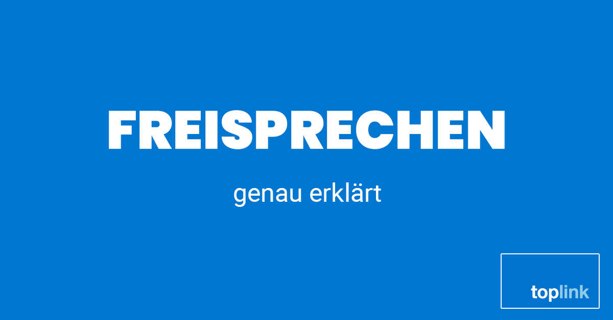 Freisprechen | toplink