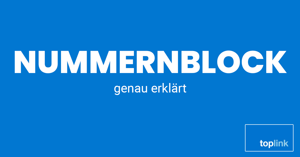 Nummernblock | Toplink